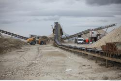 Background Gravel Quarry